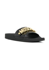 Moschino logo sandals