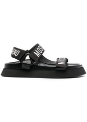 Moschino logo-strap sandals