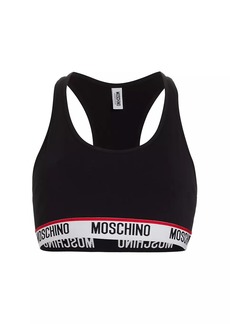 Moschino Logo Tape Bra