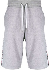 Moschino logo trim knee-length shorts