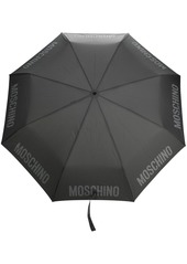 Moschino logo-trim umbrella