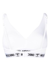 Moschino logo-underband bra