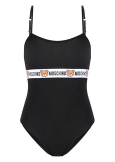 Moschino logo-underband stretch bodysuit