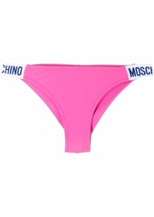 Moschino logo-waistband bikini bottom