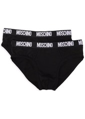 Moschino logo-waistband briefs