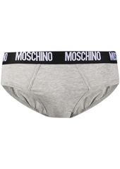 Moschino logo waistband briefs