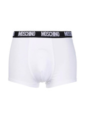 Moschino logo-waistband stretch-cotton boxers