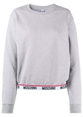 Moschino logo waistband sweatshirt