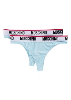 Moschino logo-waistband thong