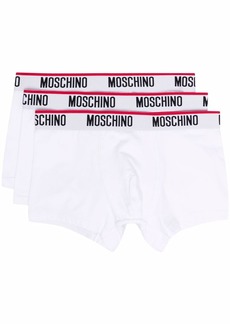 Moschino logo-waistband three-pack boxers