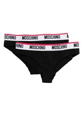 Moschino logo-waistband underwear 2-pack