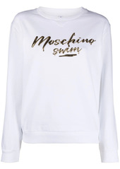 Moschino long-sleeve logo-print T-shirt