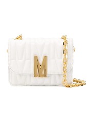 Moschino M quilted shoulder bag