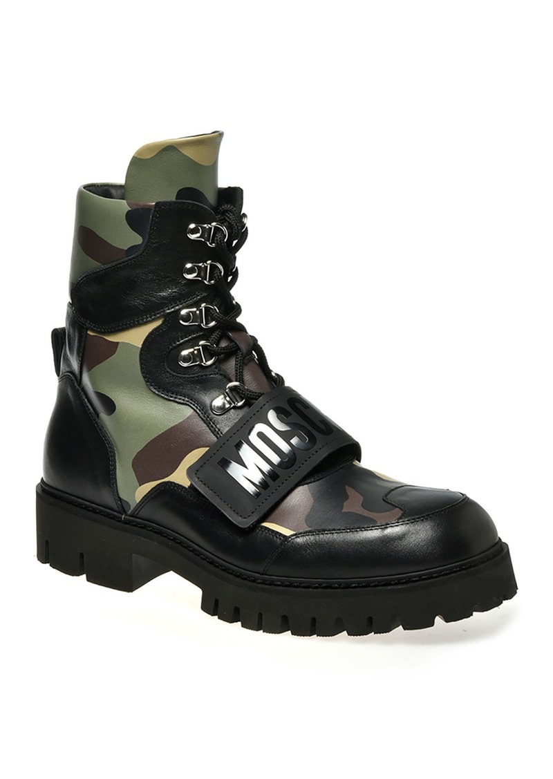 moschino mens boots