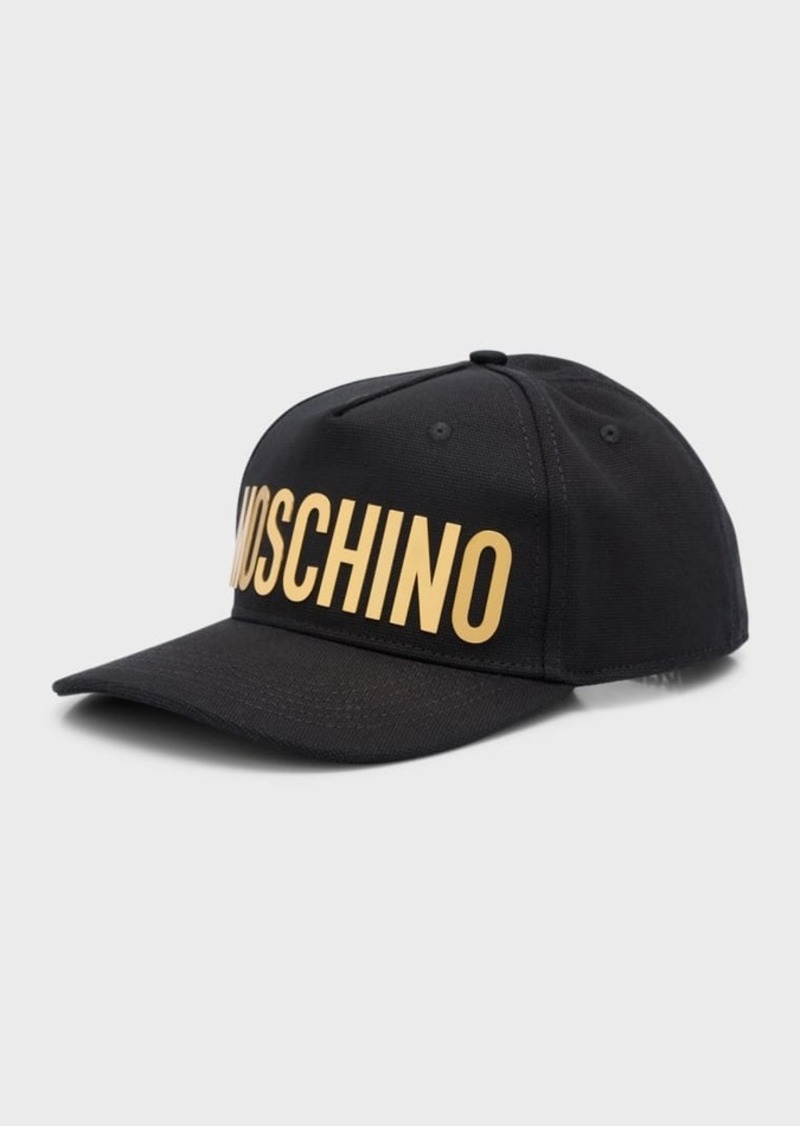 Moschino Men's Cappello Logo 5-Panel Baseball Cap