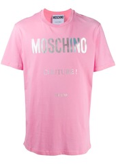 Moschino metallic logo T-shirt