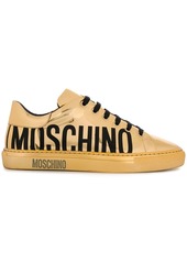 Moschino metallic low-top logo sneakers