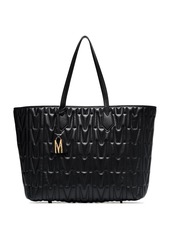 Moschino monogram-quilted tote bag