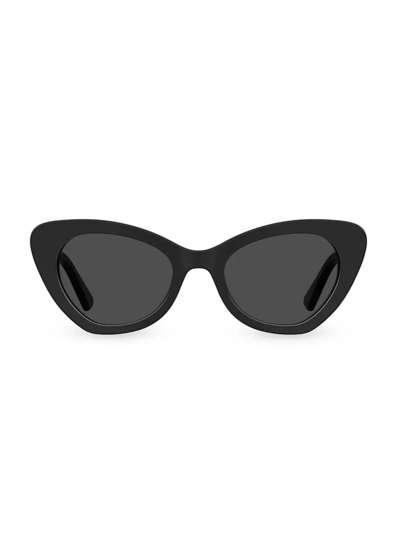 Moschino MOS147/S Logo 51MM Cat-Eye Sunglasses