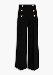 Moschino - Crepe wide-leg pants - Yellow - IT 40