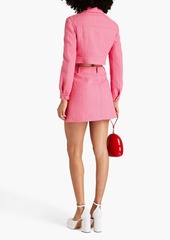 Moschino - Cotton-blend tweed mini skirt - Pink - IT 38