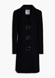 Moschino - Embellished cotton-blend tweed coat - Black - IT 36
