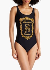 Moschino - Embroidered swimsuit - Black - IT 36
