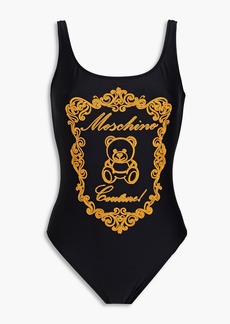 Moschino - Embroidered swimsuit - Black - IT 36