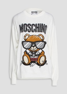 Moschino - Intarsia wool sweater - White - XXS