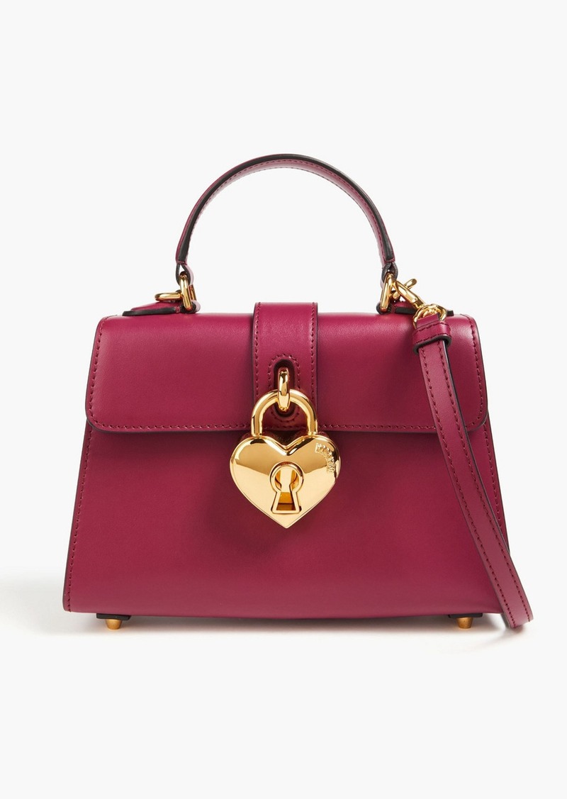 Moschino - Leather tote - Purple - OneSize