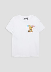 Moschino - Logo-print cotton-jersey T-shirt - White - IT 36