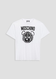 Moschino - Printed cotton-jersey T-shirt - White - M