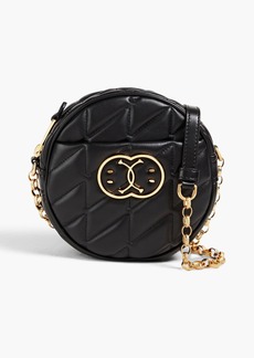 Moschino - Quilted leather shoulder bag - Black - OneSize
