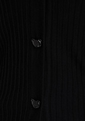 Moschino - Ribbed wool cardigan - Black - IT 36