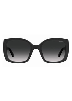 Moschino 54mm Gradient Square Sunglasses