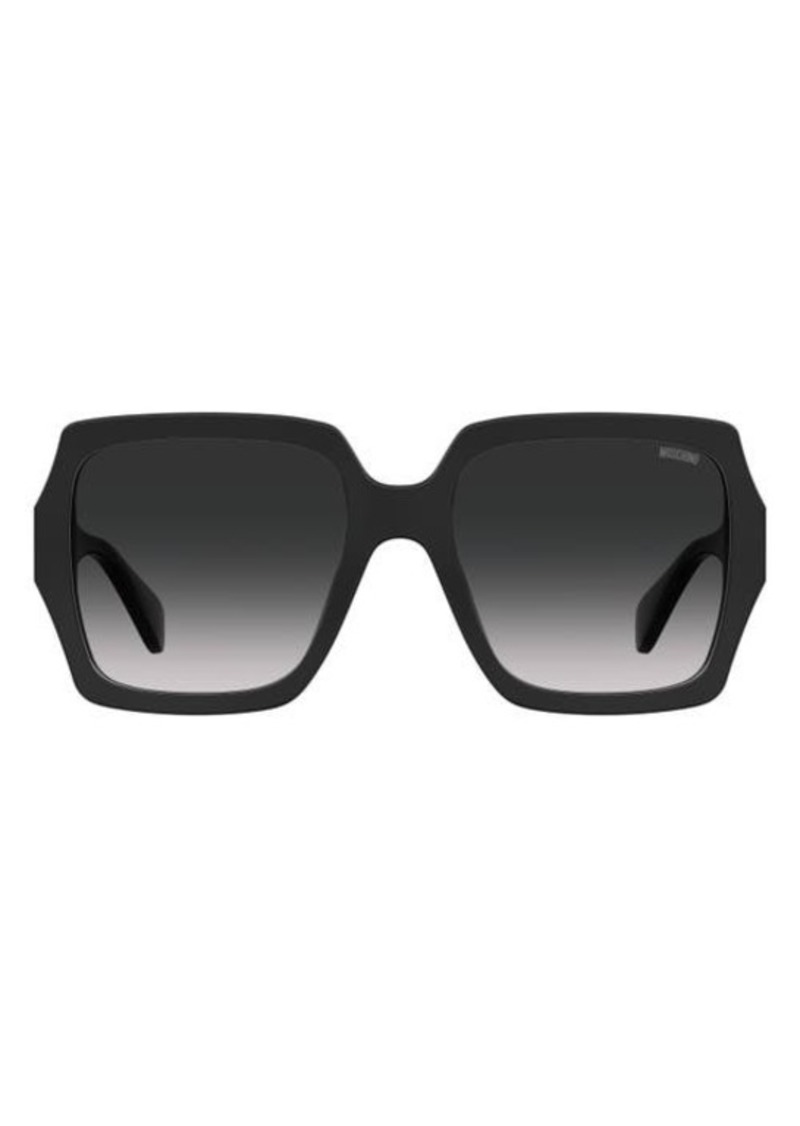 Moschino 56mm Gradient Square Sunglasses
