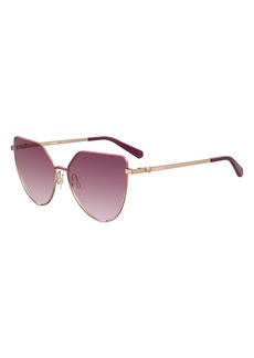 Moschino 59mm Cat Eye Sunglasses in Fuchsia/Pink Gradient at Nordstrom Rack