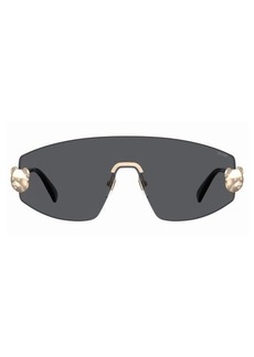 Moschino 99mm Shield Sunglasses