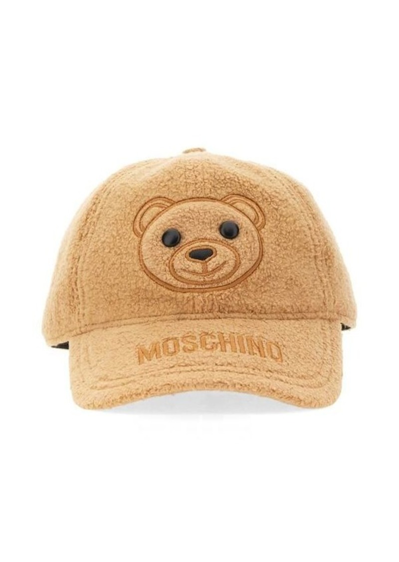 MOSCHINO BASEBALL HAT WITH TEDDY
