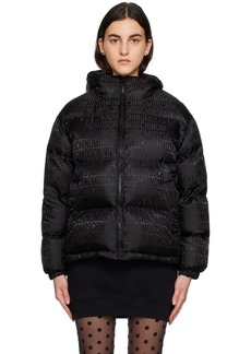 Moschino Black All Over Puffer Jacket