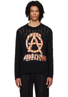 Moschino Black Anarchy Sweater