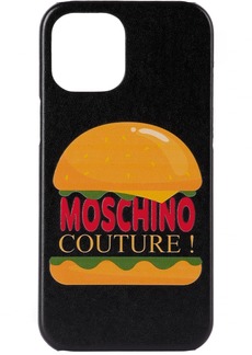 Moschino Black Hamburger iPhone 12 Pro Max Case