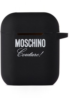 Moschino Black Logo AirPods Headphone Case
