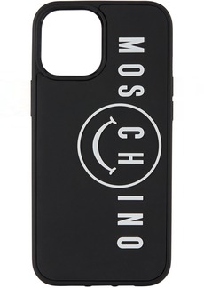 Moschino Black Logo iPhone 12 Pro Max Case
