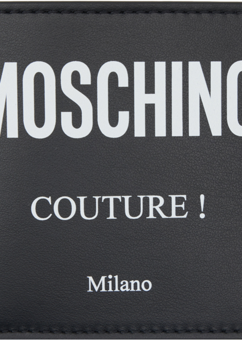 Moschino Black Logo Wallet