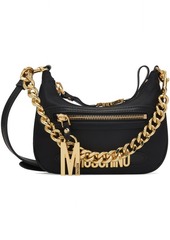 Moschino Black Multipockets Nylon Bag