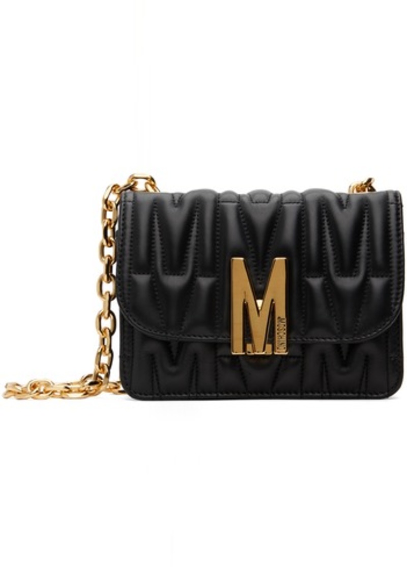 Moschino Black Padded Leather Bag