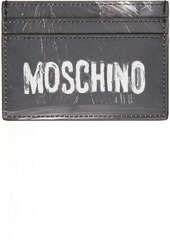 Moschino Black Painting Card Holder