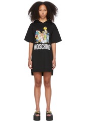 Moschino Black Sesame Street Edition Hoodie Dress