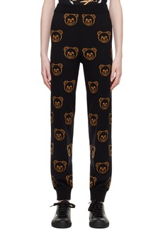 Moschino Black Teddy Bear Lounge Pants